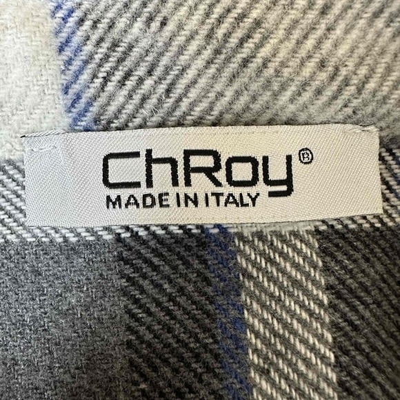 NWT ChRoy Multi Long Sleeve Plaid Flannel Shirt Size Small - Picture 10 of 12